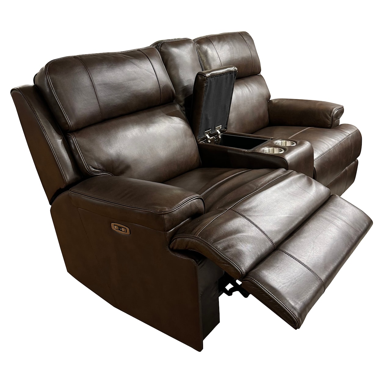 Synergy Home Furnishings Koa Power Console Loveseat