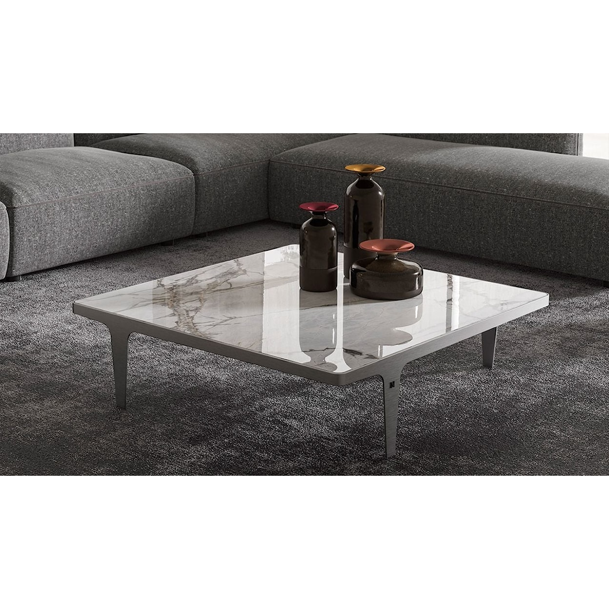 Natuzzi Italia Herman Cuadrado Cocktail Table 