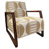 Jonathan Louis Mansfield Wood Accent Chair 