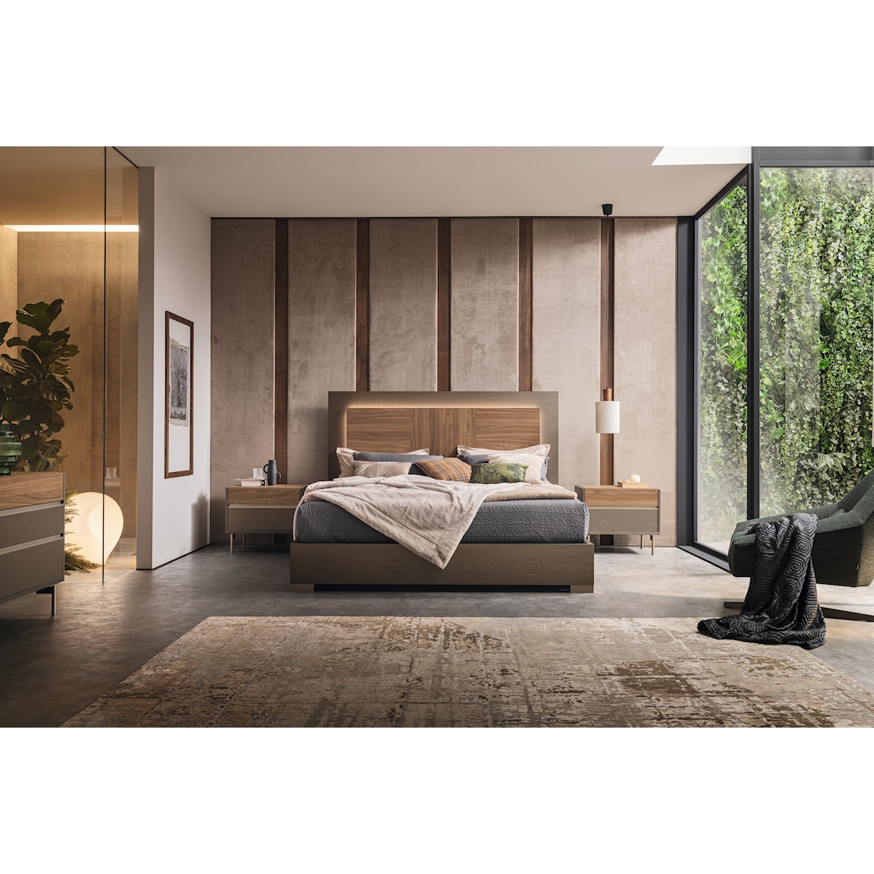 Alf Italia City Life California King Bed 