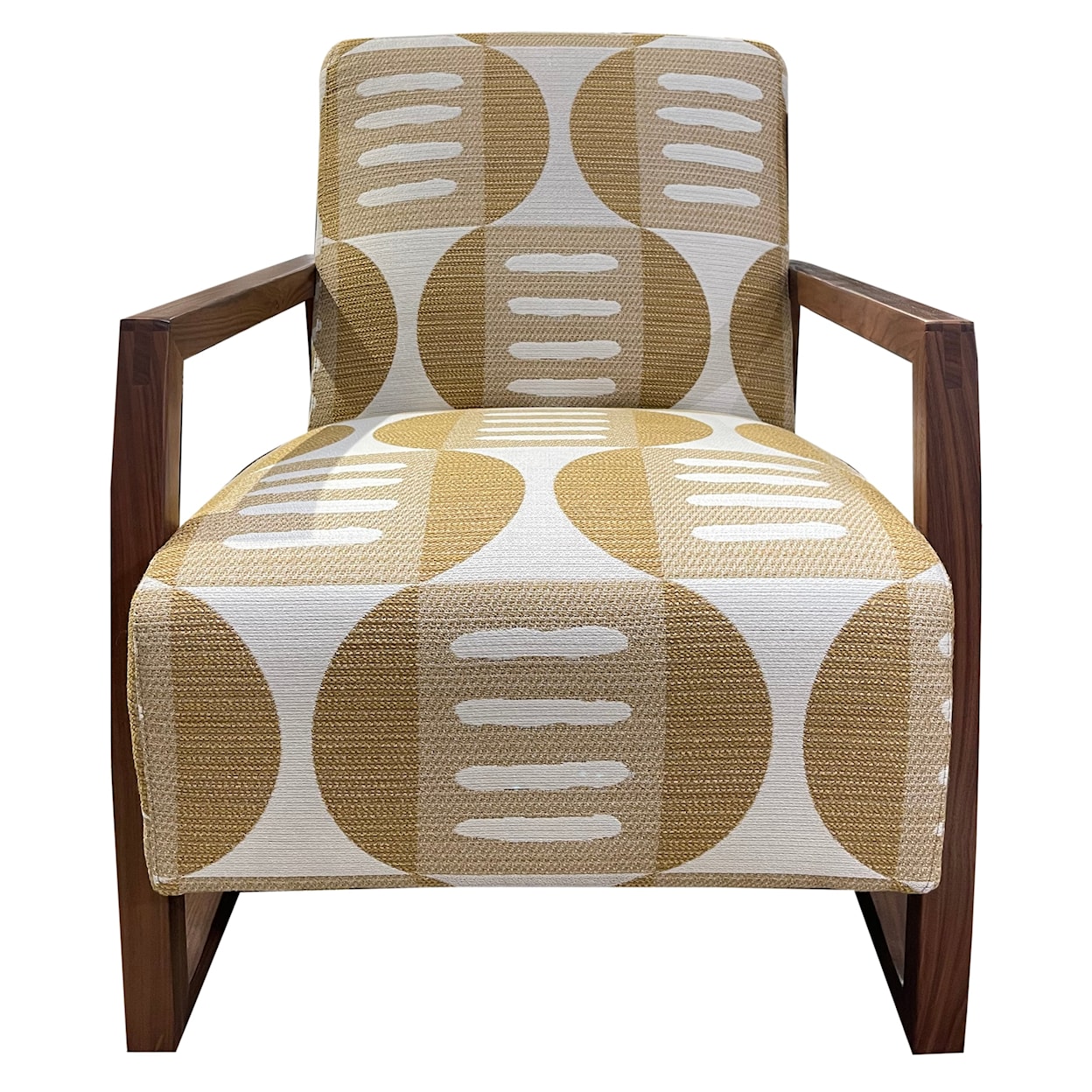 Jonathan Louis Mansfield Wood Accent Chair 