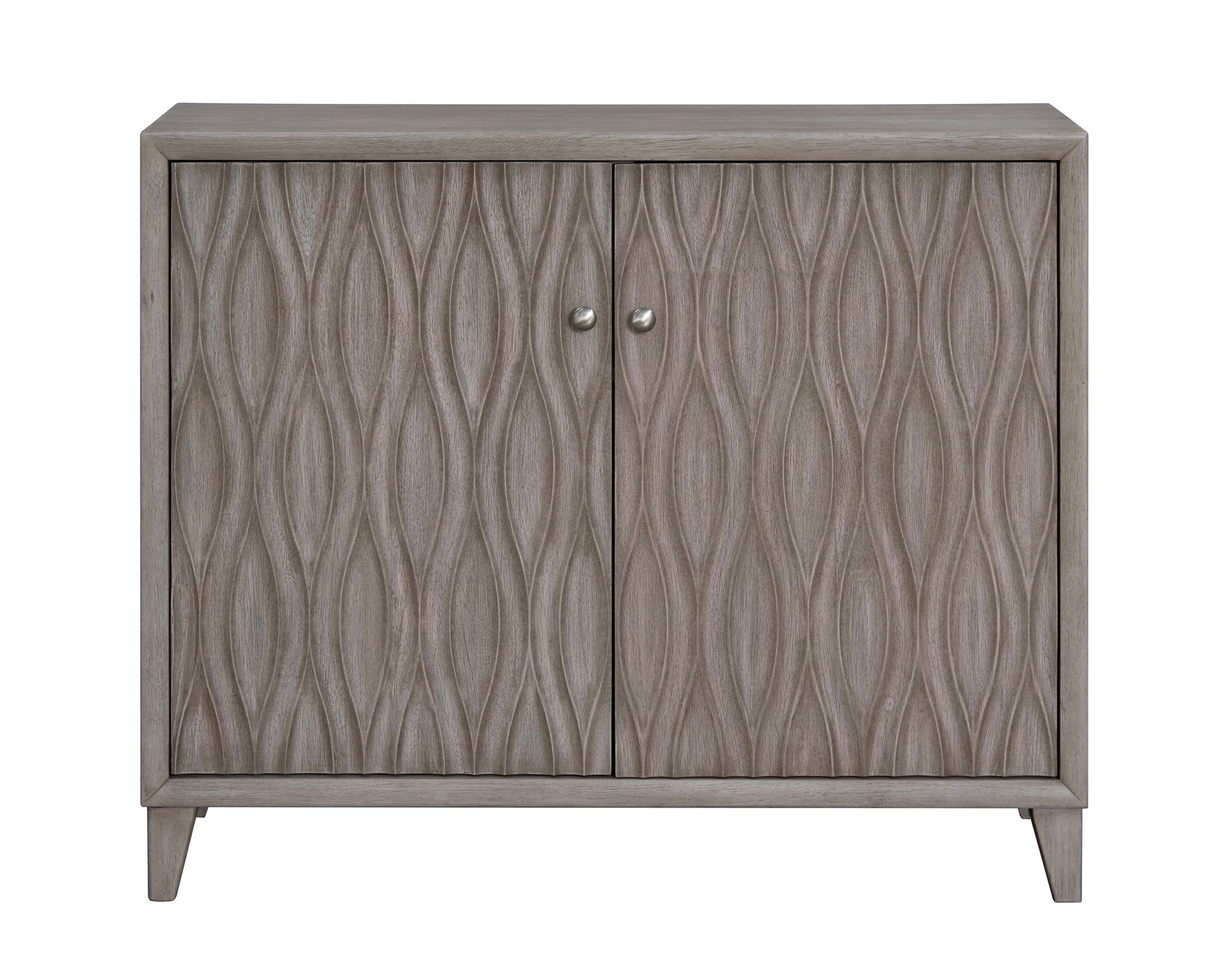 Palmetto Home Cape Two Door Wave Accent Bar Chest