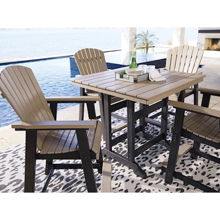 5 Piece Counter Table Set