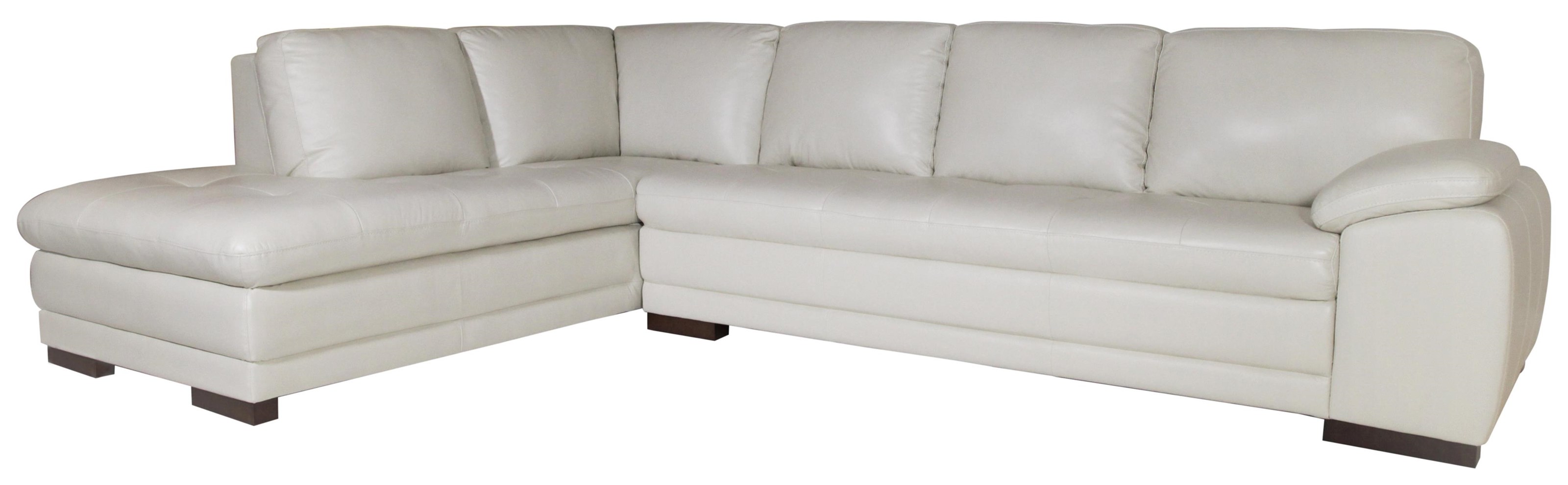 Violino leather store corner sofa