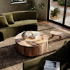 Four Hands Hudson Round Coffee Table 
