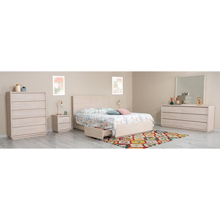 Queen Bed With Storage