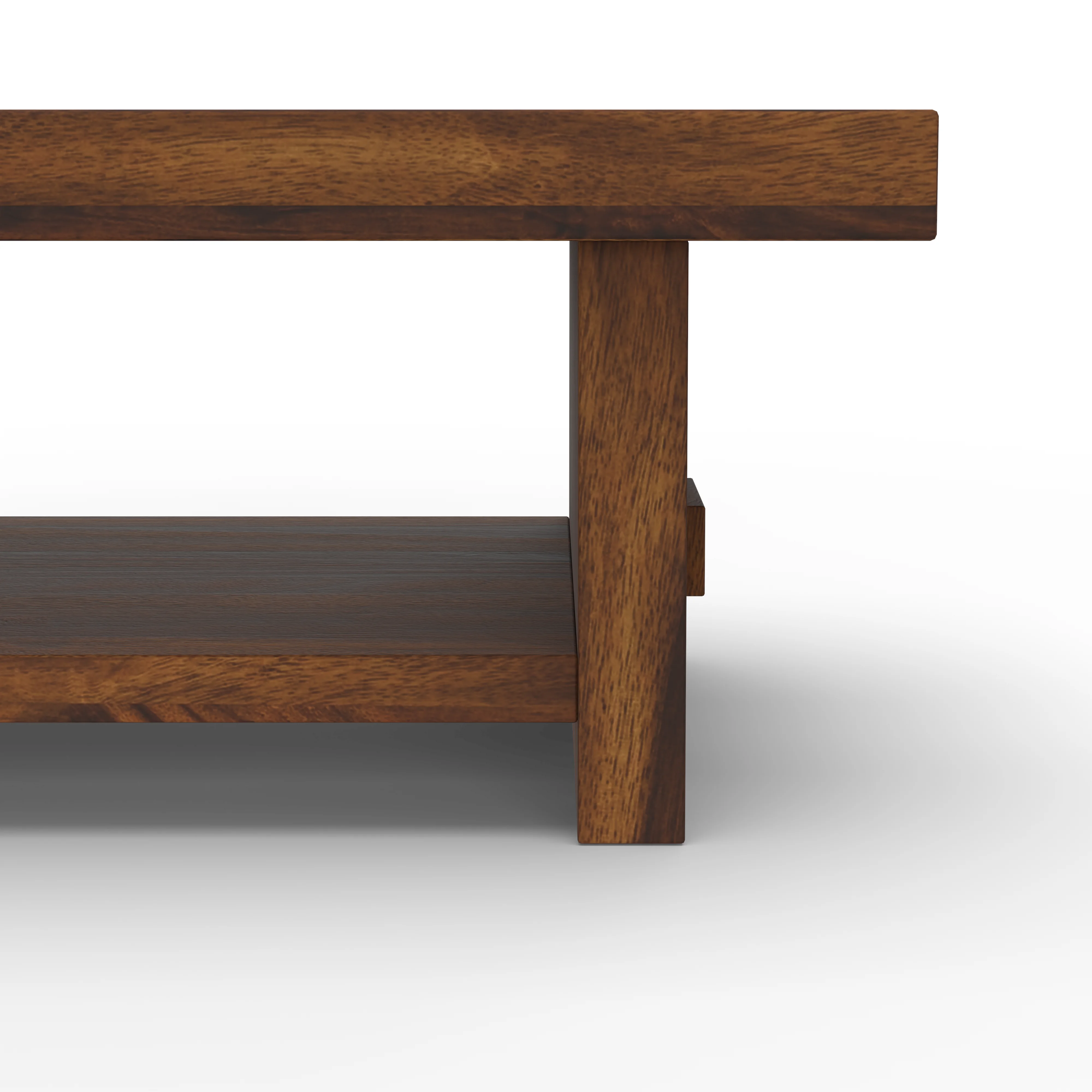 Amazon.com : Shine Company Providence Rectangular Solid Wood