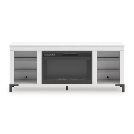 TV Stand with Fireplace