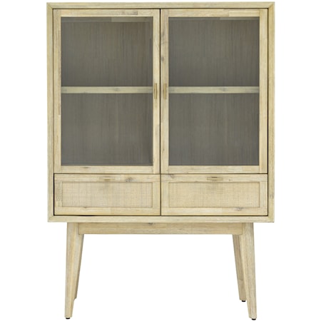 Design Evolution Andes Bar HomeWorld | Bar ANDES-L04-NAT | Cabinets Cabinet Furniture - Storage