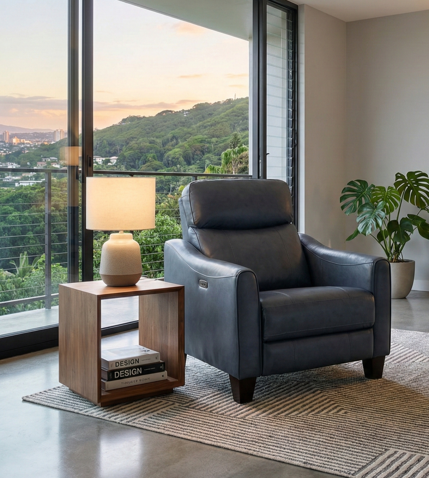Synergy Home Furnishings Kai Power Recliner - Thumbnail 3