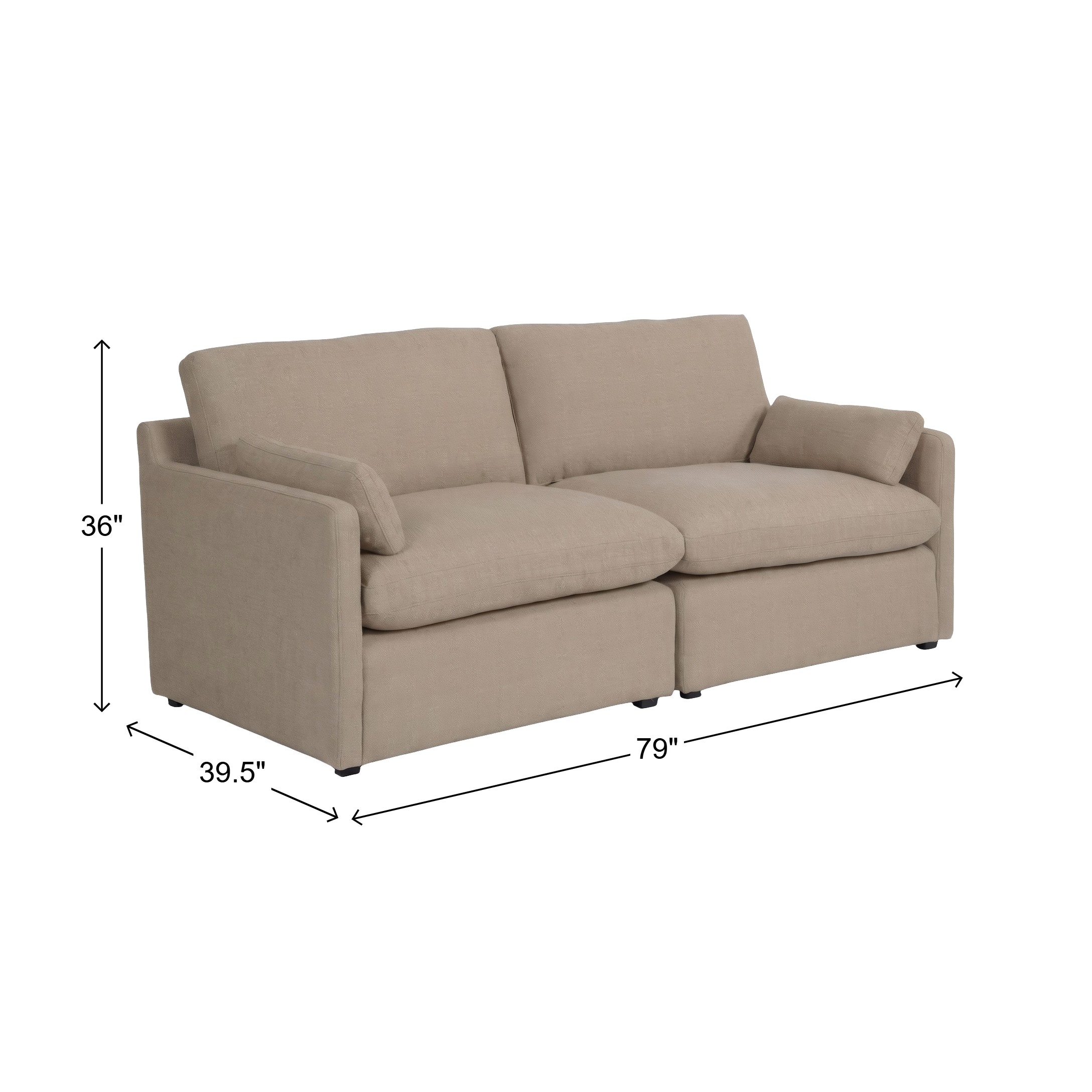 Wanek Furniture Leilani 18973S2 Sofa | HomeWorld | Uph