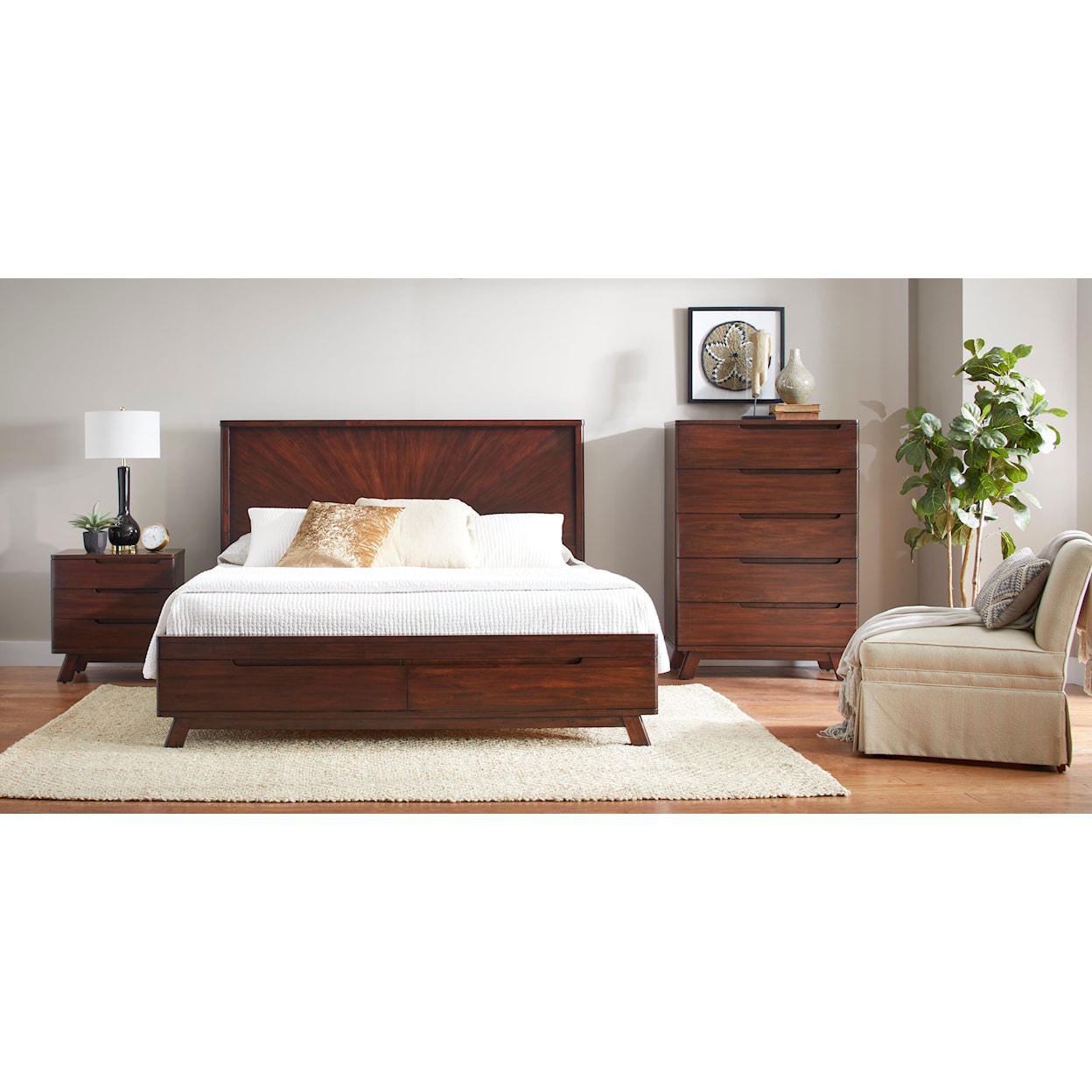 Napa Furniture Design Sahara King Storage Bed Frame
