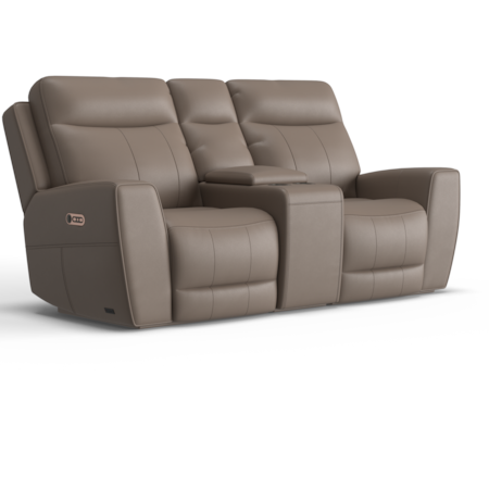 Power Loveseat with Console