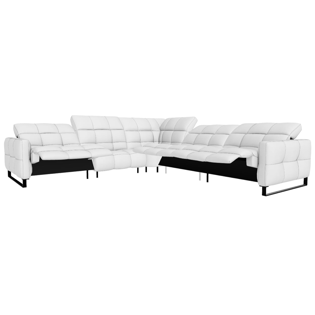 Natuzzi Italia Philo 5 Piece Sectional 