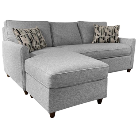 Sofa with Chaise and Storage Ottoman