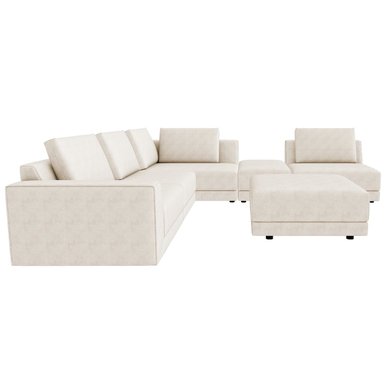 Natuzzi Editions Kartun 6 Piece Sectional 