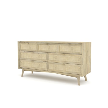 7 Drawer Double Dresser