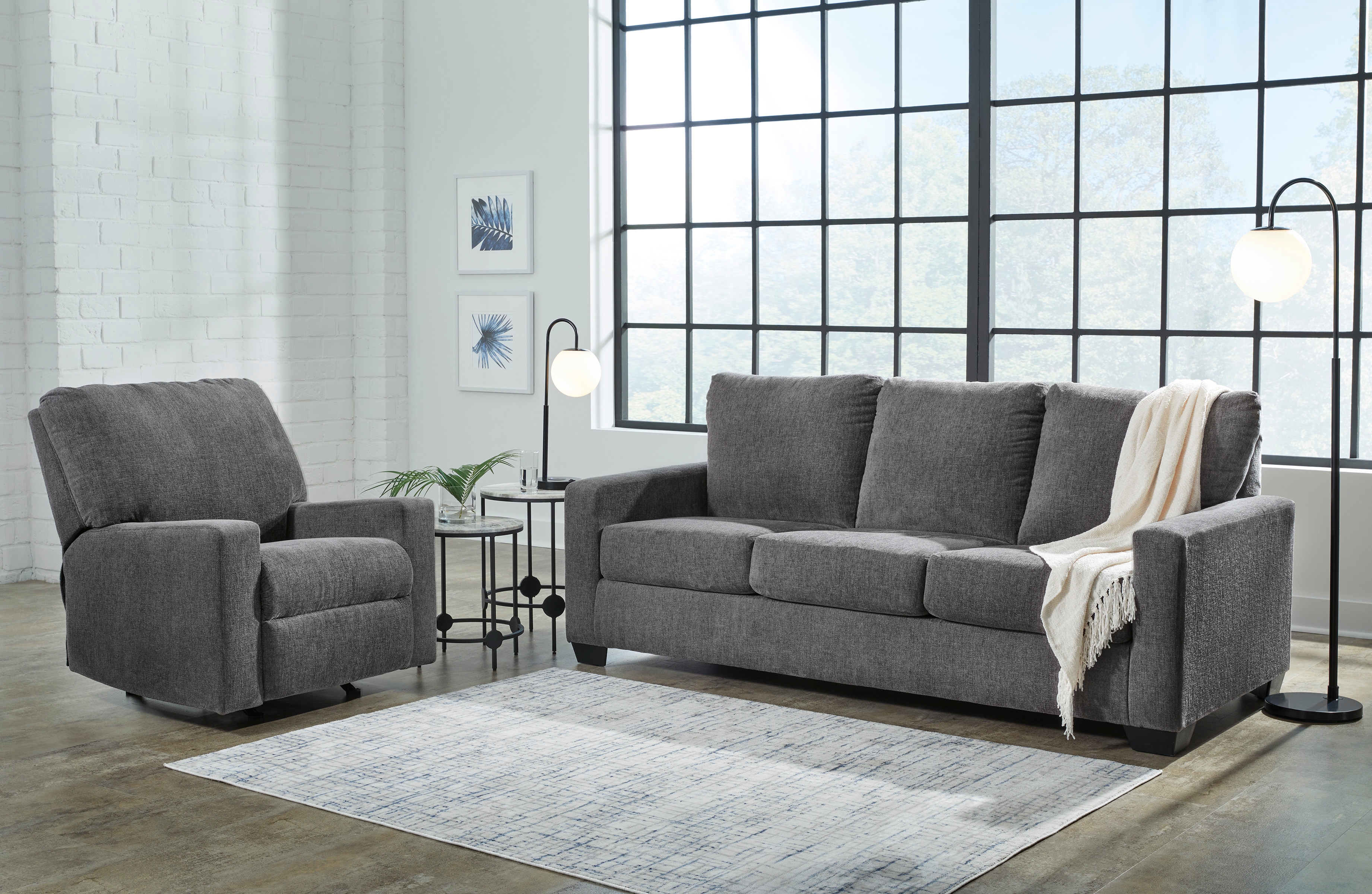 Wanek Furniture Rannis 53602QN-PEWT Queen Sleeper Sofa | HomeWorld ...