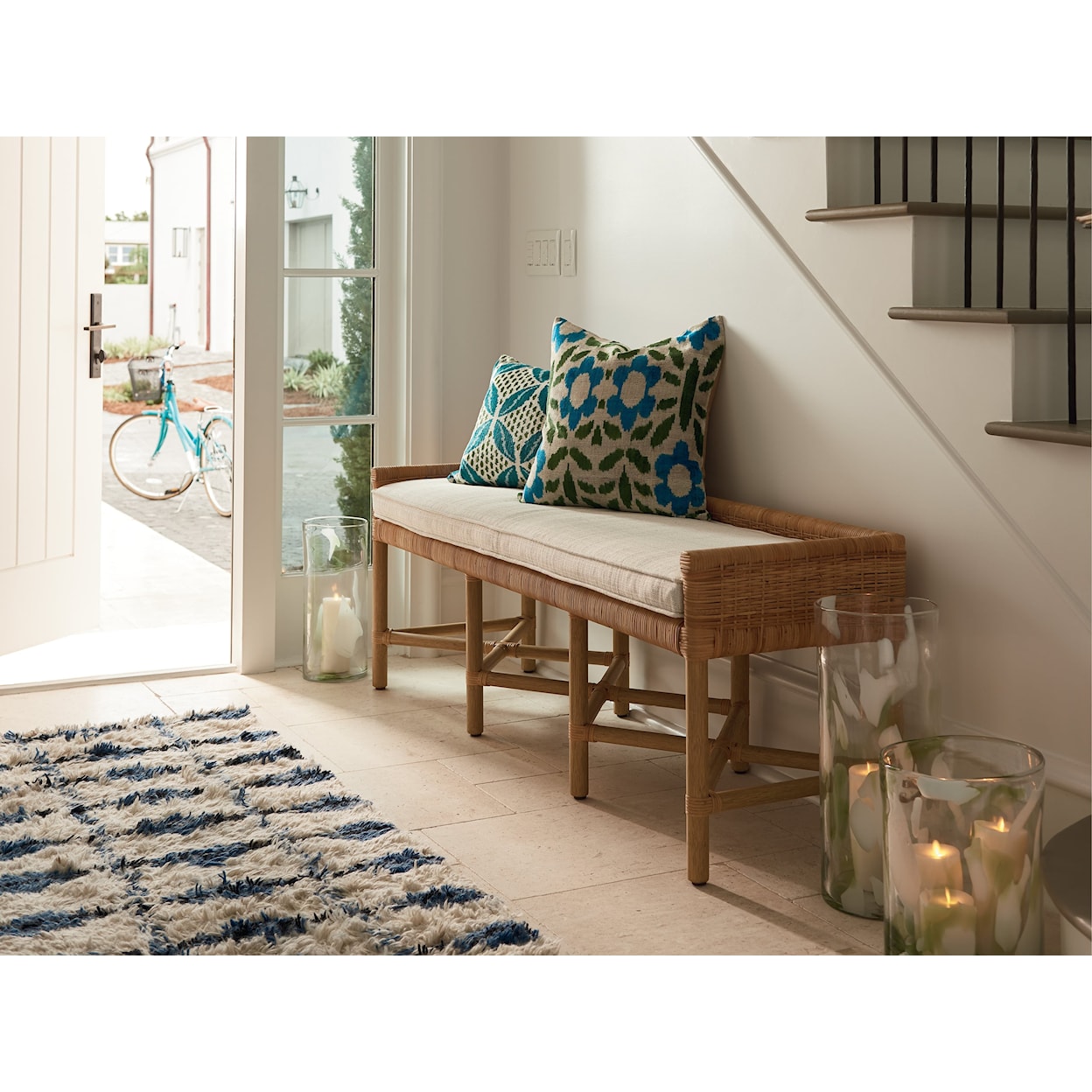 Universal Escape-Coastal Living Home Collection Bench