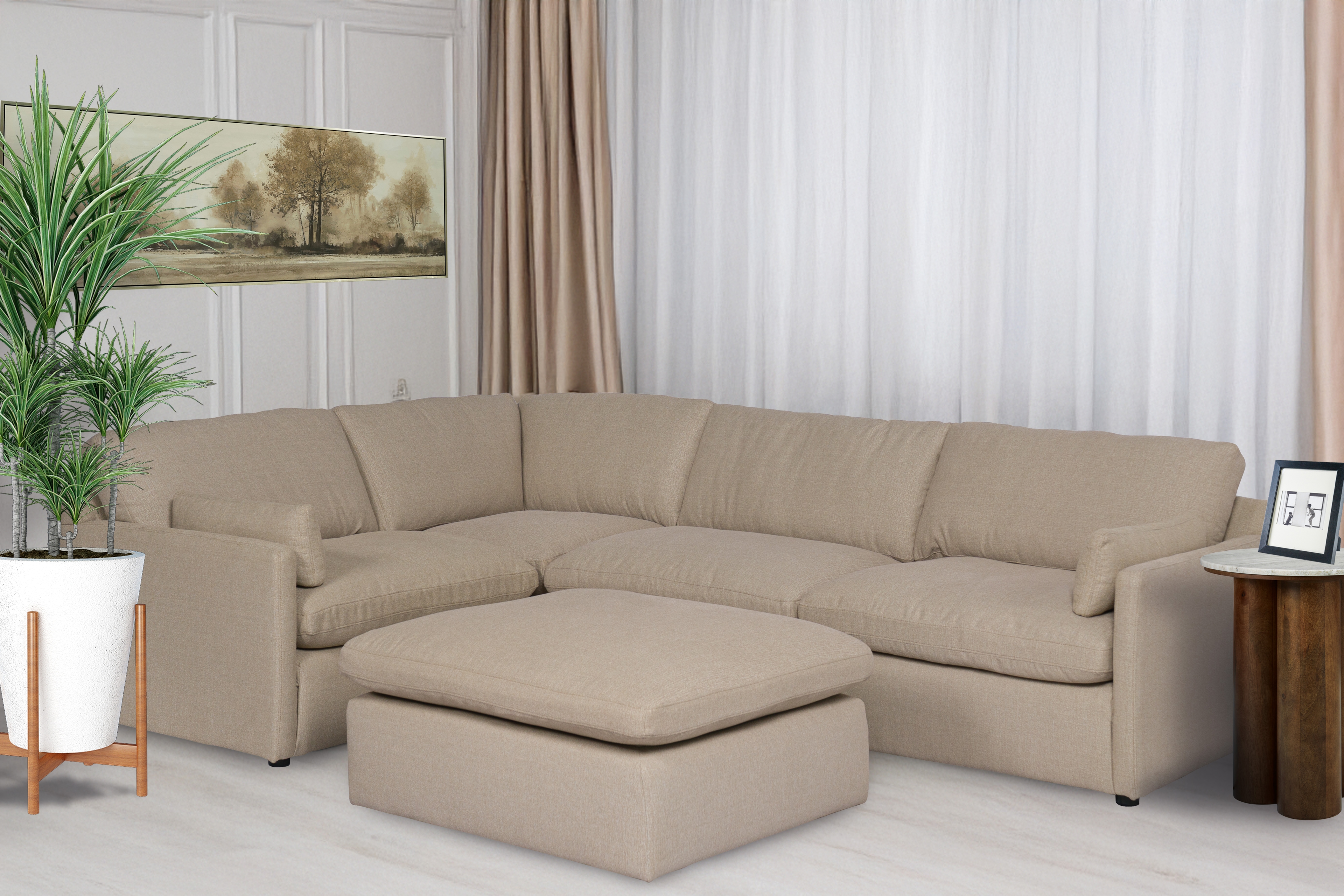 Wanek Furniture Nalu 18970S4 Sectional | HomeWorld Furniture