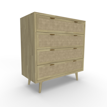 4 Drawer High Chest