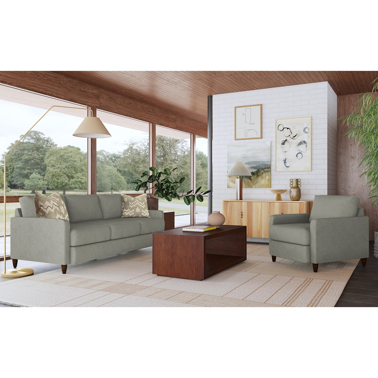 Flexsteel Fern Sofa 