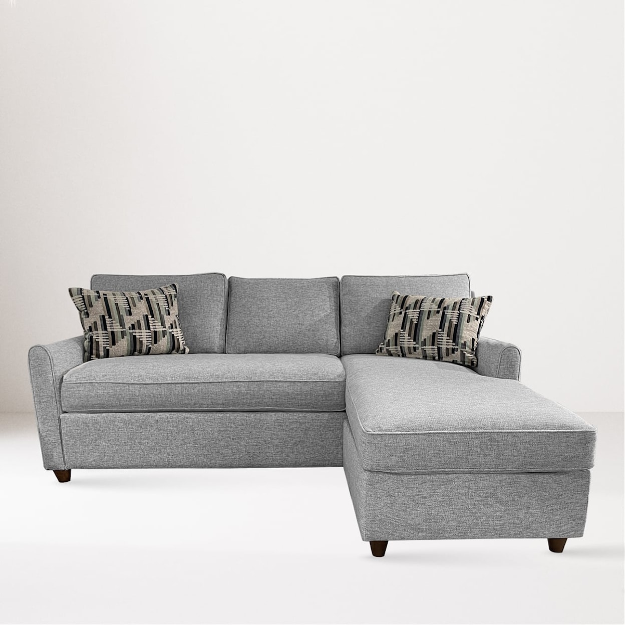Jonathan Louis Emory Queen Sleeper Sectional with Storage Ottoman