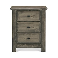 3 Drawer Nightstand 