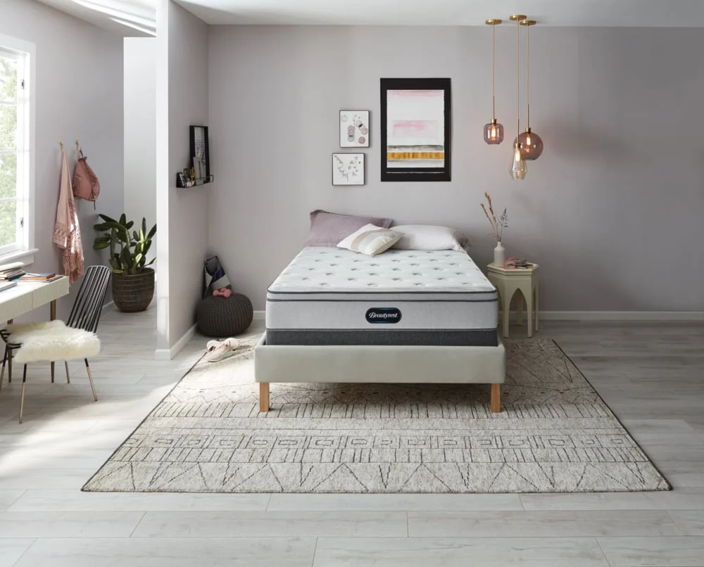 beautyrest br800 plush euro top king size mattress