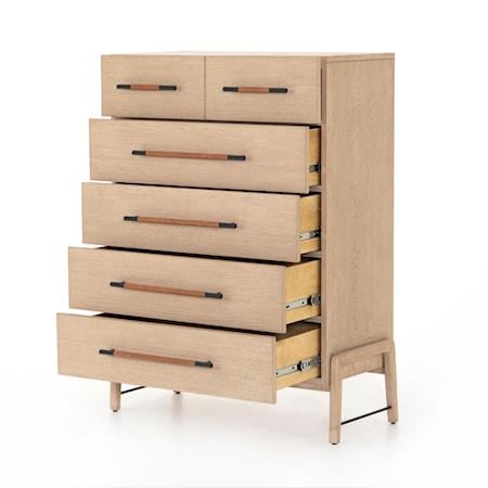 6 Drawer Tall Dresser