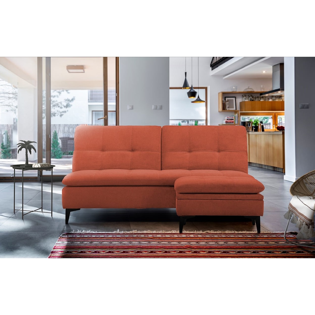 Sealy Sedona Sofa Bed Convertible with Storage Ottoman