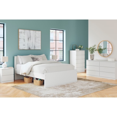 Queen Panel Platform Bed