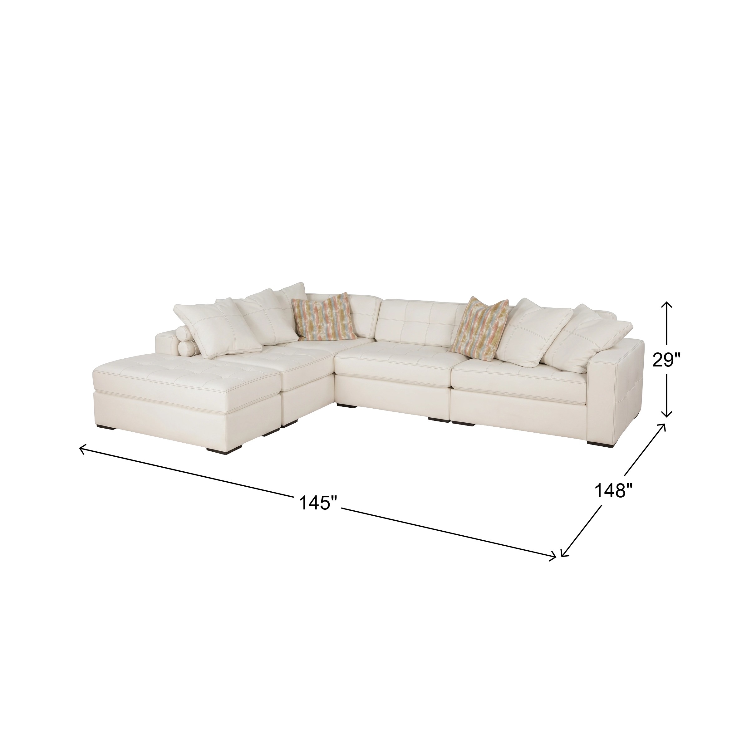 Jonathan Louis Noah 024-NOAH-5PC-PKG Sectional | HomeWorld