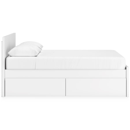 Queen Panel Storage Bed