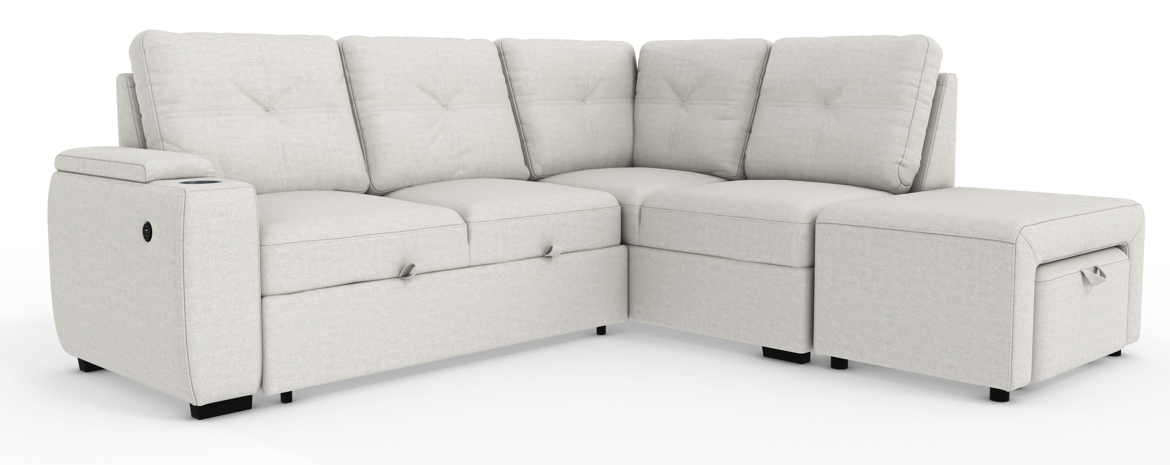 Jonathan Louis Noah 024-NOAH-5PC-PKG Sectional | HomeWorld