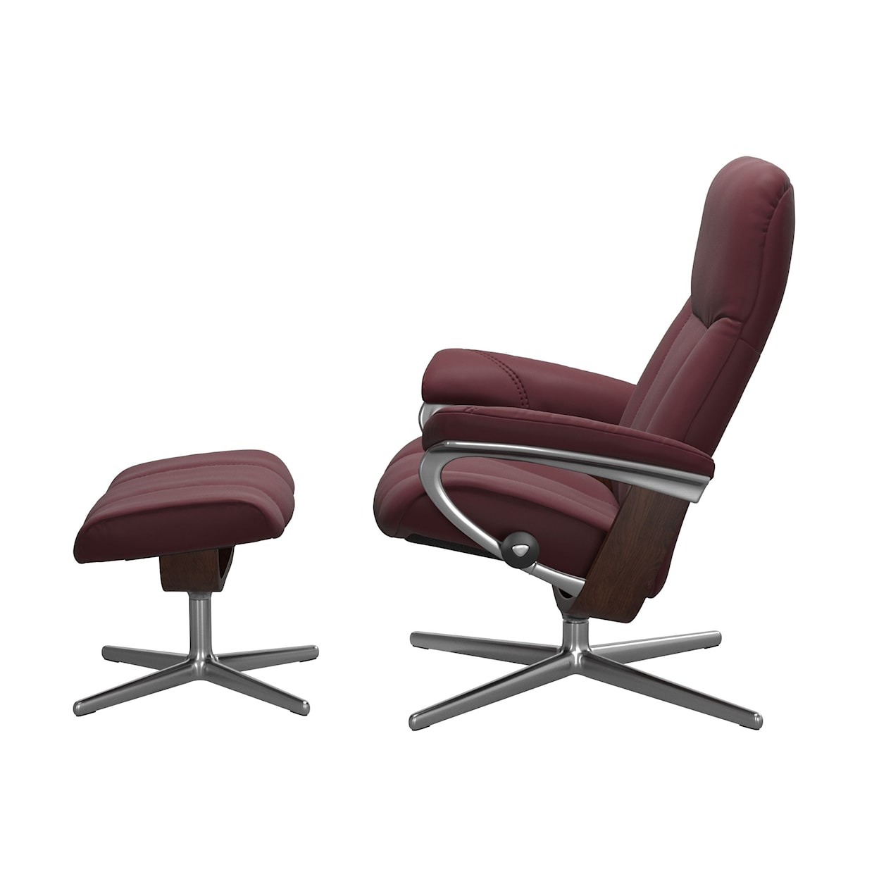 Ekornes Consul Medium Chair and Ottoman