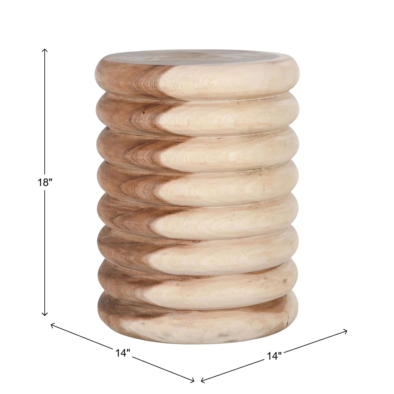 Classic Home Gala End Table - Thumbnail 4