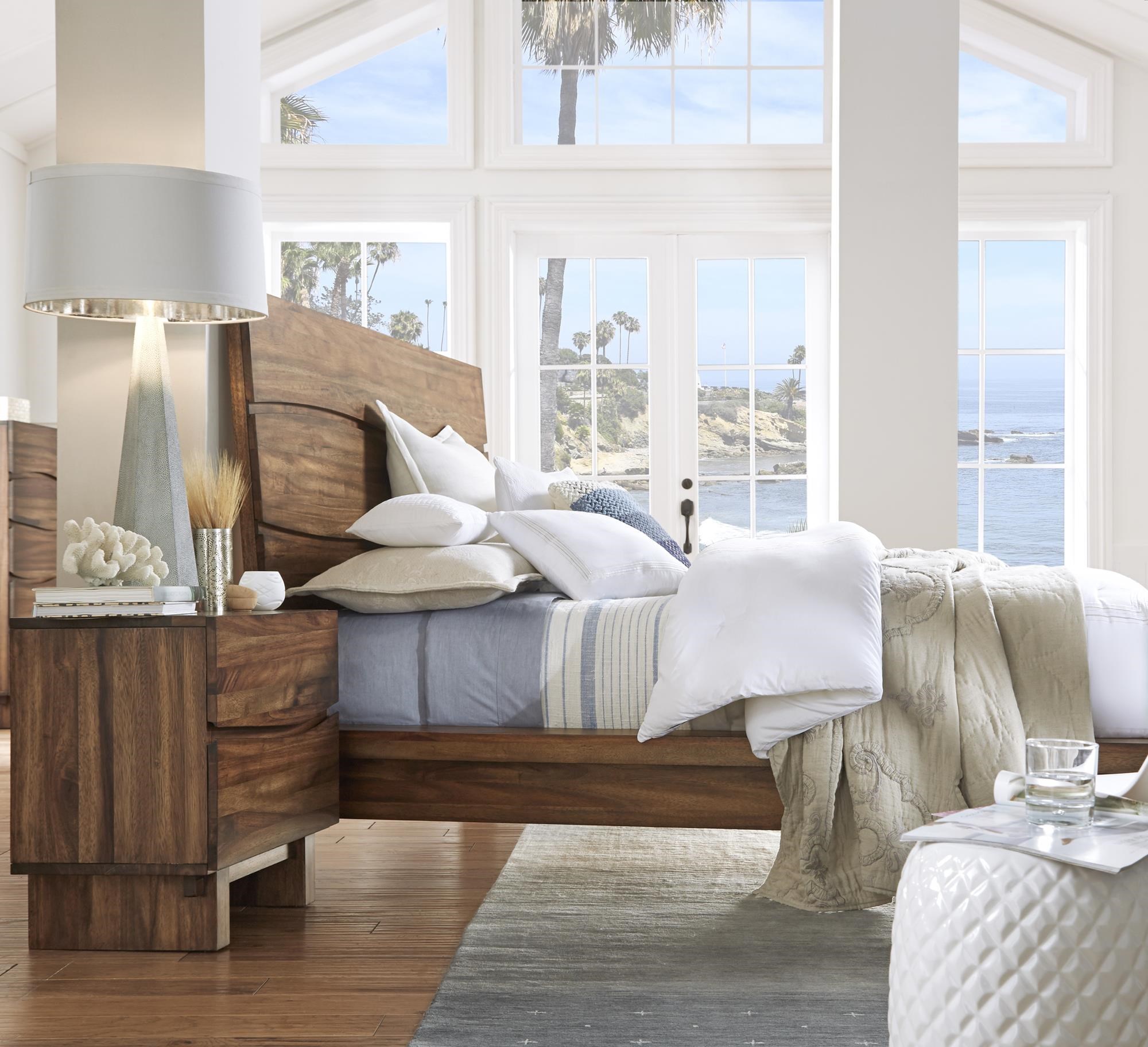 ⭐︎Sea Queen⭐︎ Coaster Bedroom Sandy Beach 4-piece Queen Bedroom Set Black