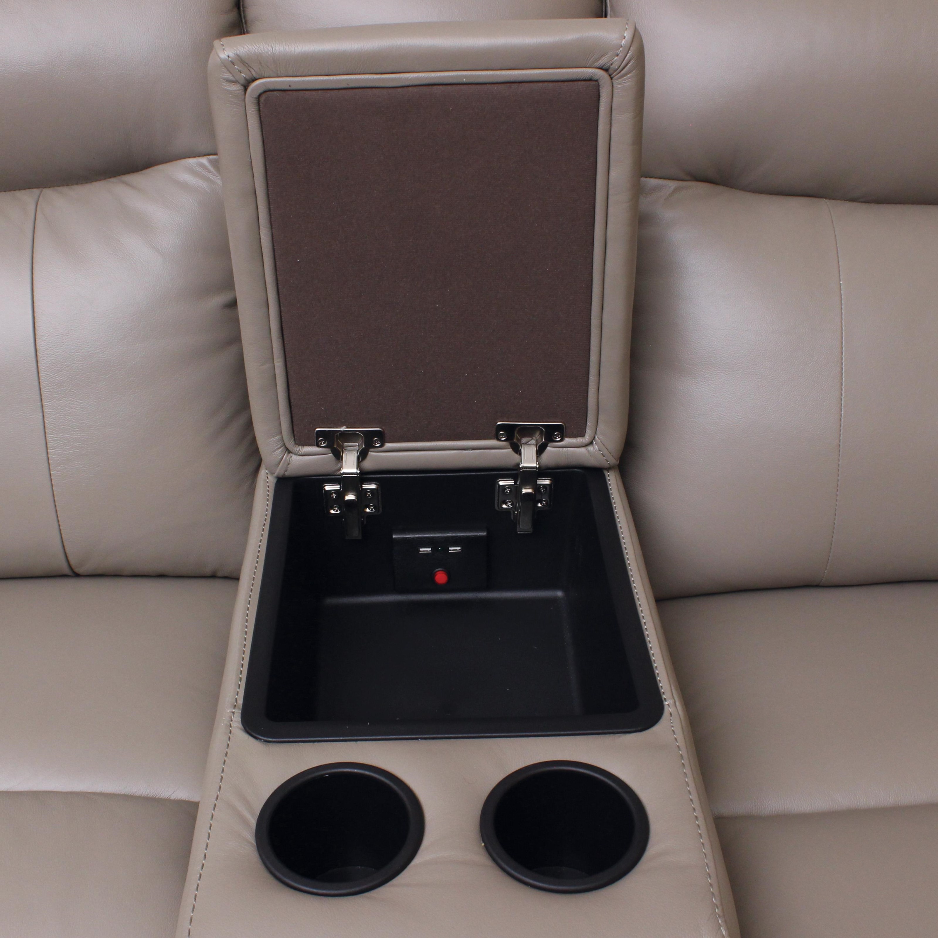 Violino Leonardo 31662EM-6PCPKG-GREIG Power Sectional | HomeWorld