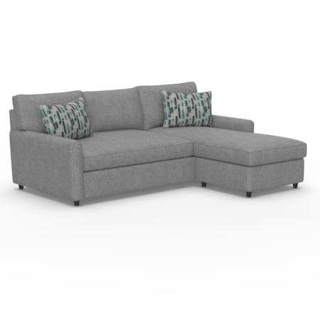 Queen Sleeper Sectional with Storage Ottoman