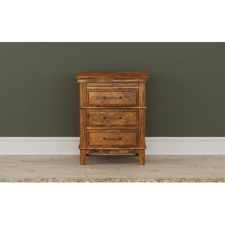 3-Drawer Nightstand