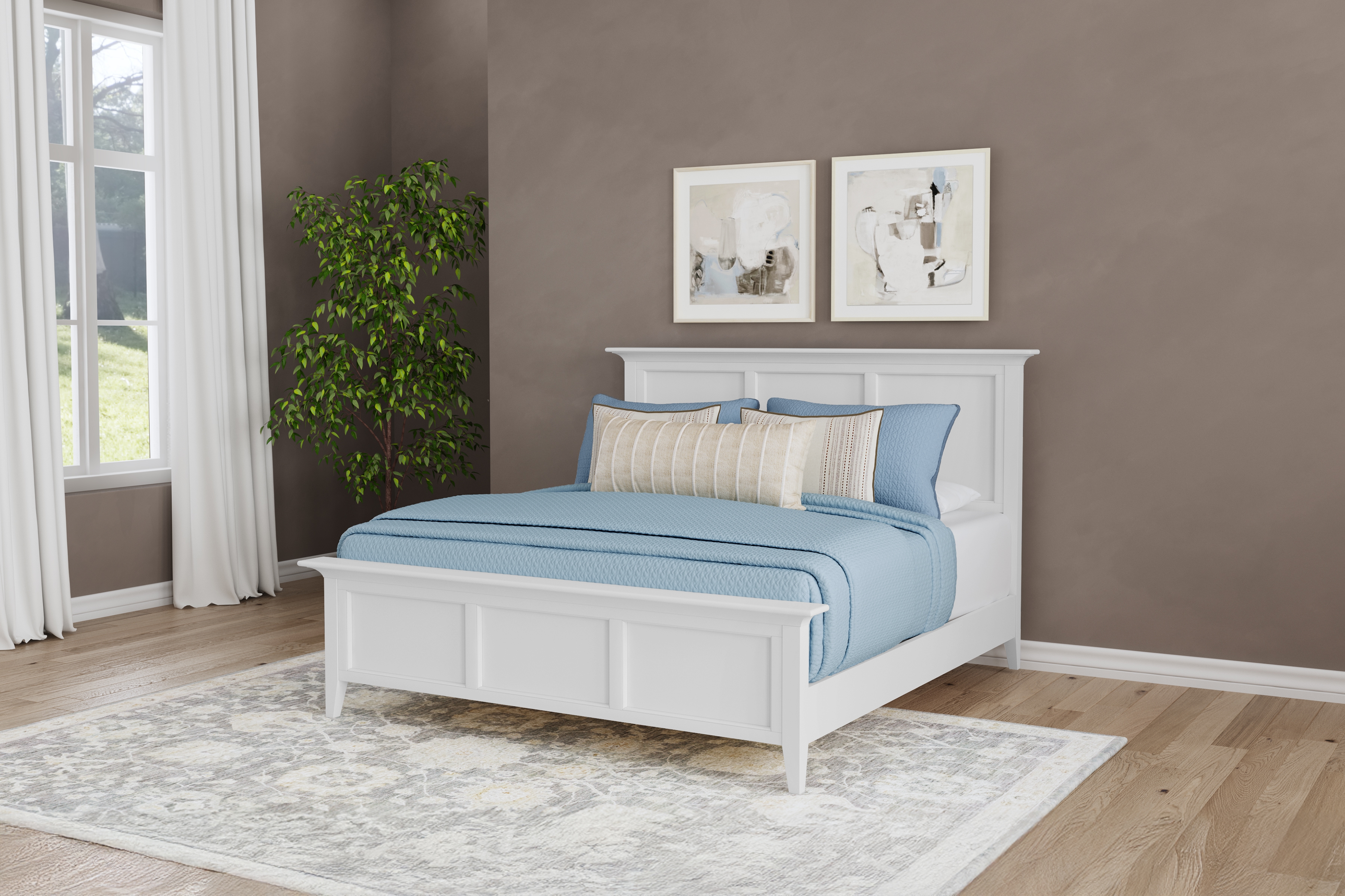 Queen Panel Bed