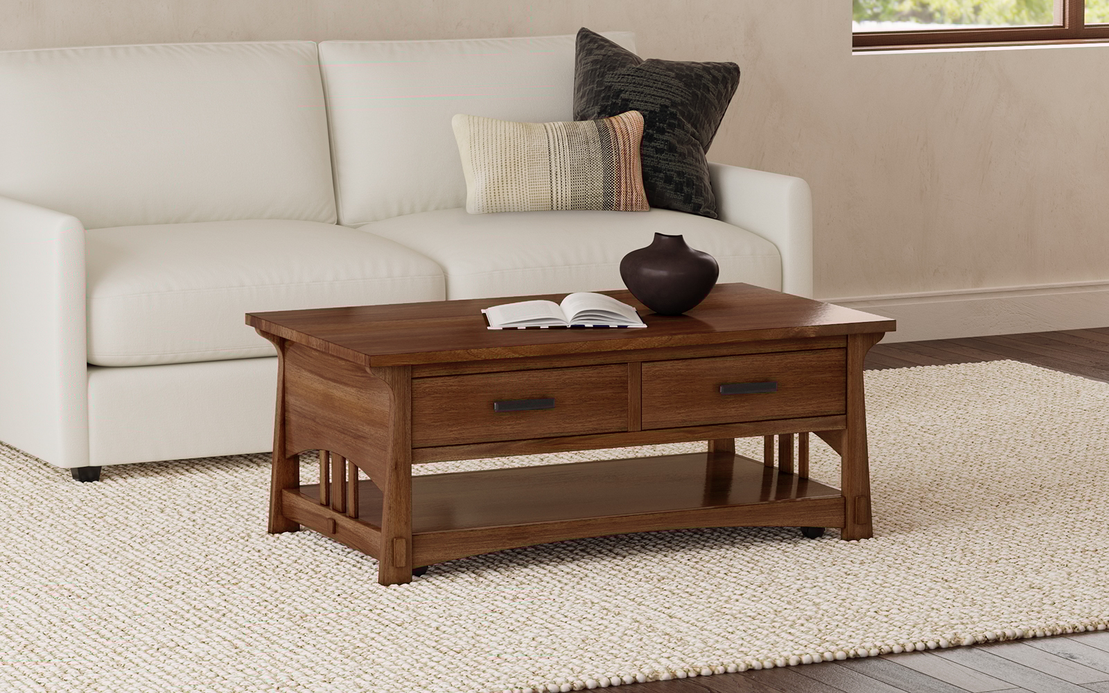 2-Drawer Cocktail Table