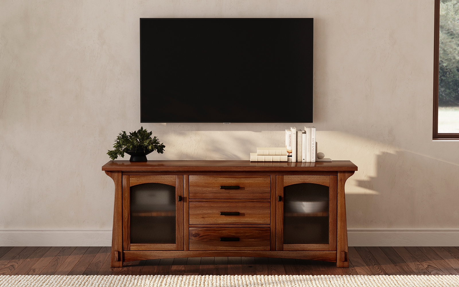 A-America Eldora 3-Drawer Media Console