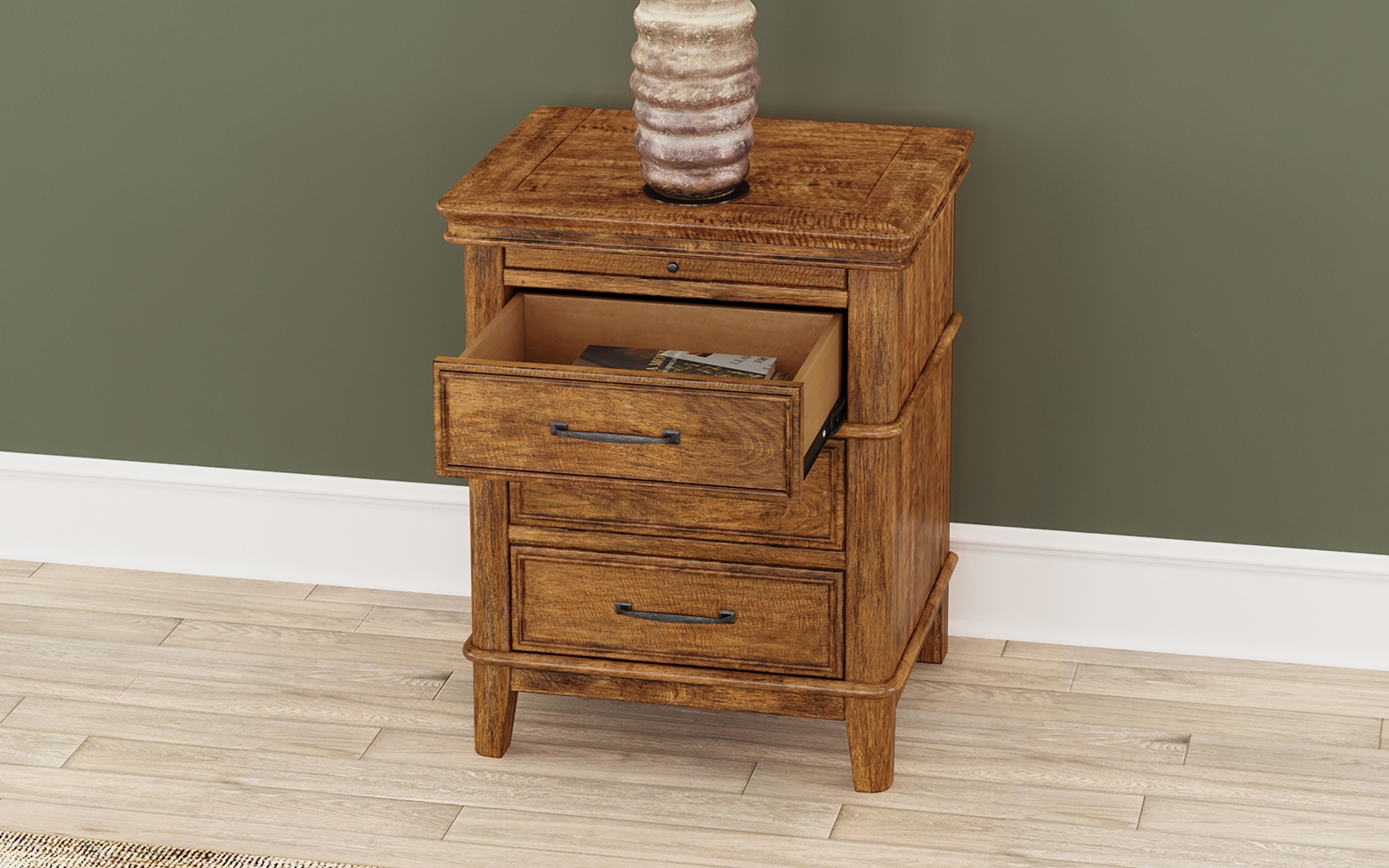 3-Drawer Nightstand
