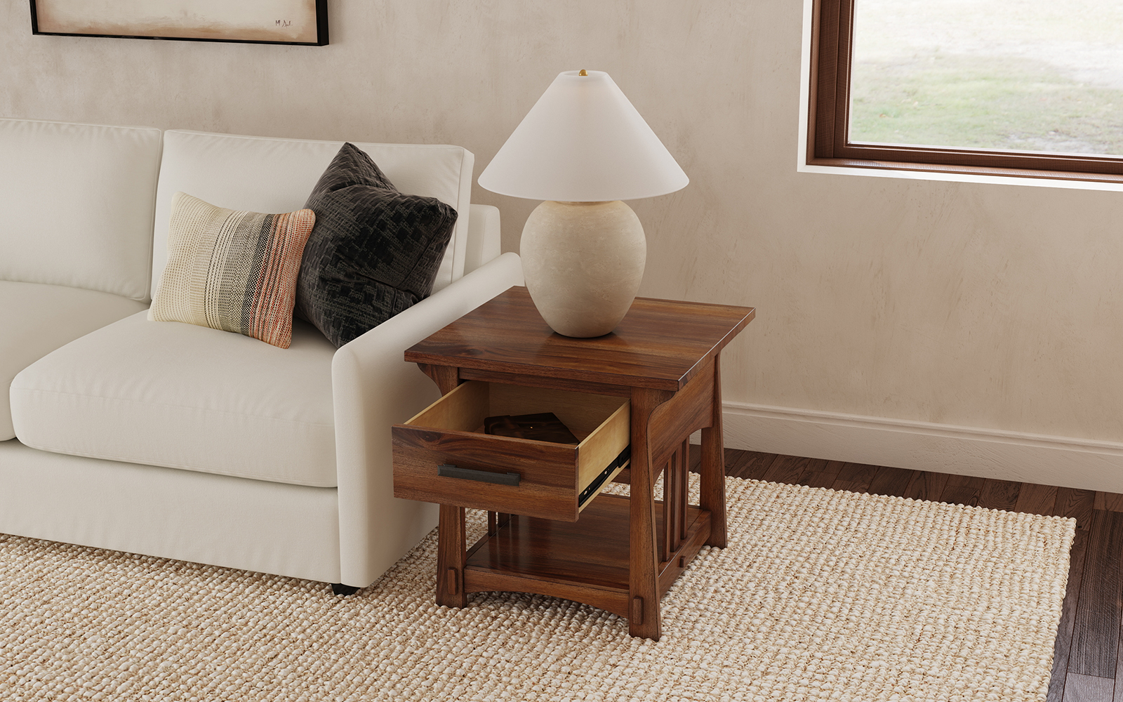 1-Drawer End Table