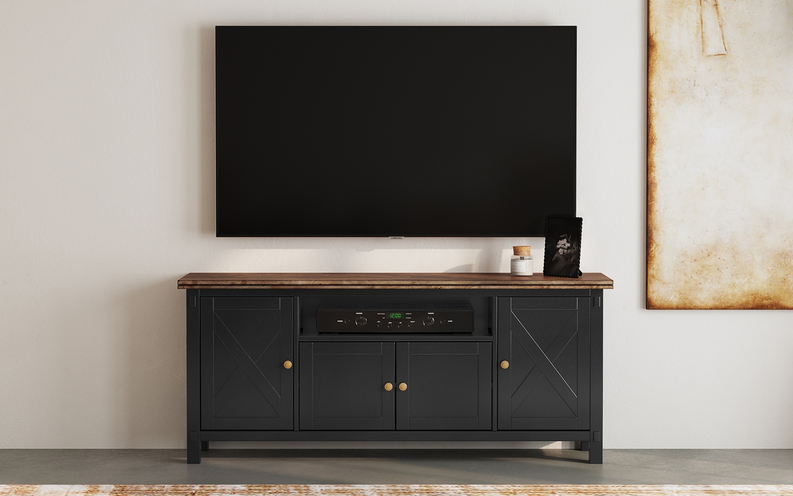 4-Door 72" Media Console