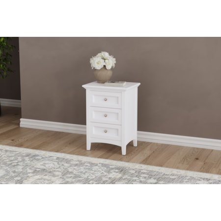 3-Drawer Nightstand