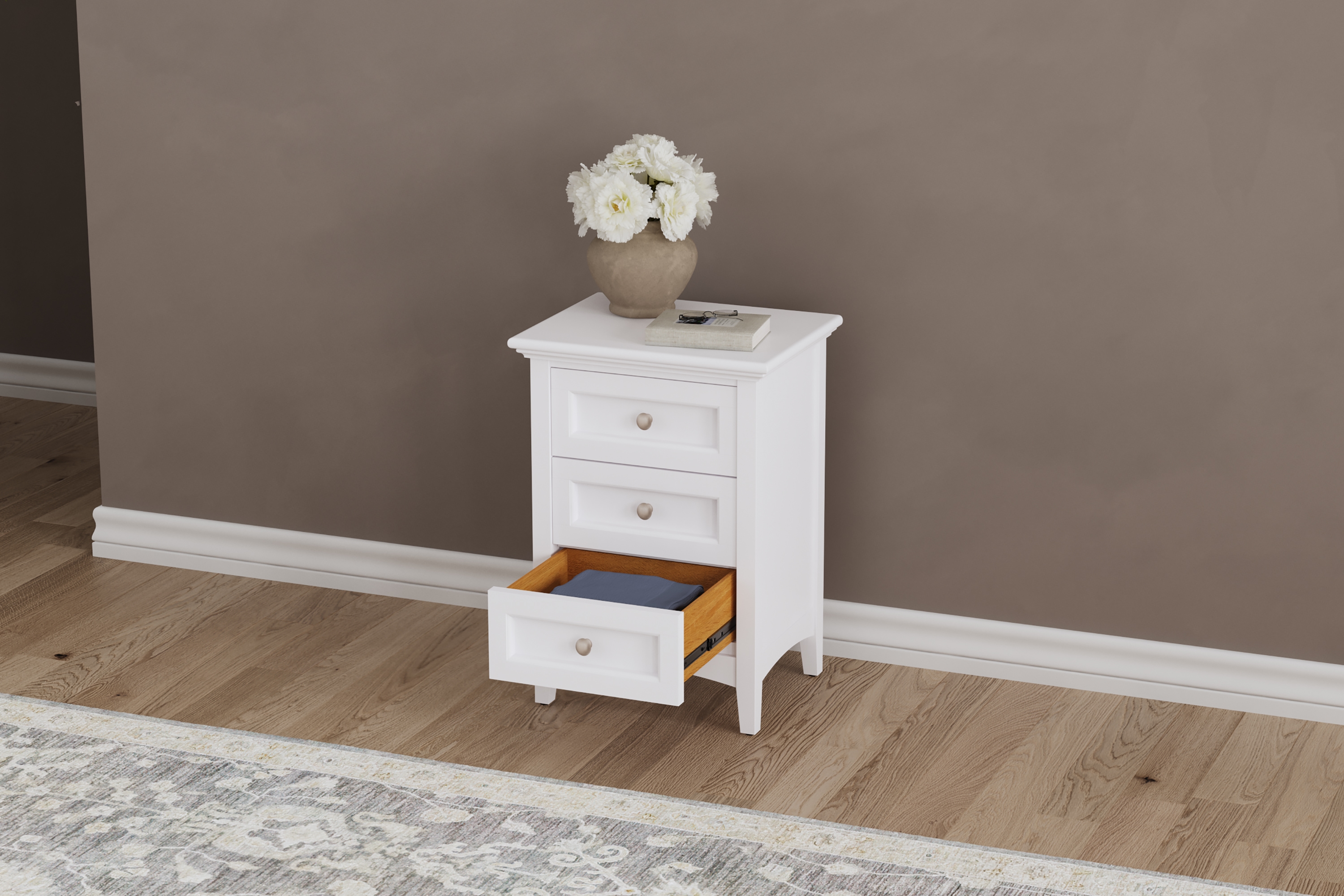 3-Drawer Nightstand