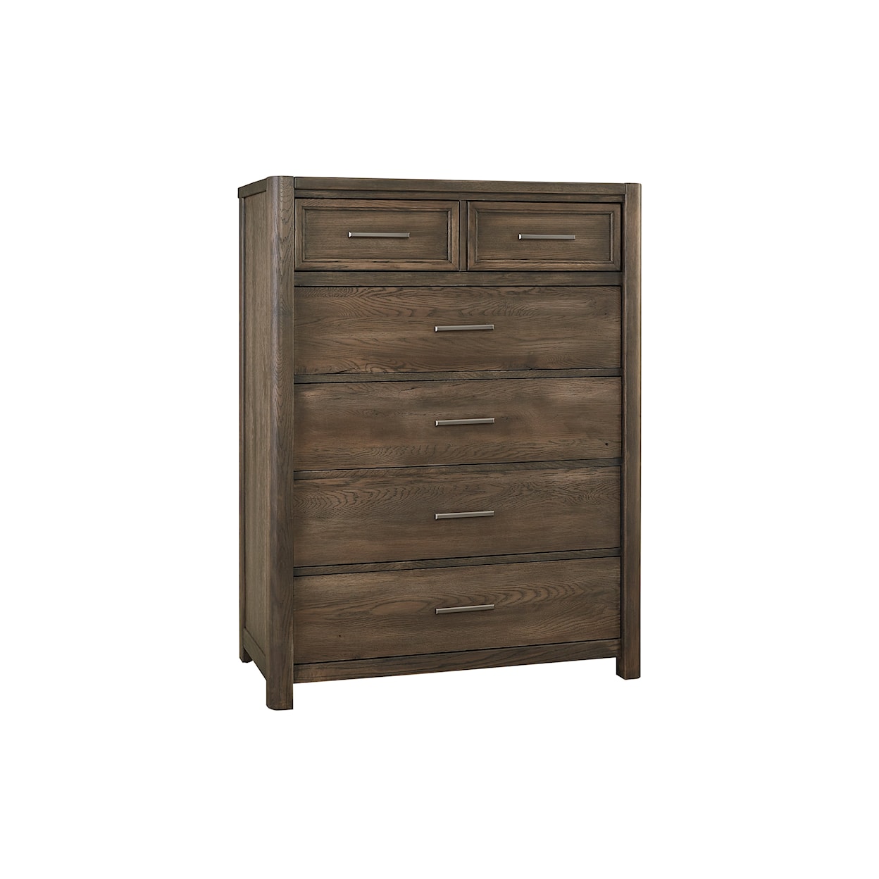 Vaughan Bassett Crafted Oak - Aged Grey 5-Drawer Bedroom Chest
